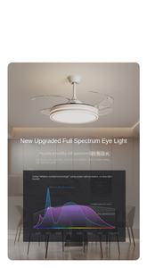 YD0911 Style solide haute qualité <span class=keywords><strong>ventilateur</strong></span> intérieur bijoux de mode moteur <span class=keywords><strong>le</strong></span> <span class=keywords><strong>plus</strong></span> <span class=keywords><strong>silencieux</strong></span> pour salons Garages ventilateurs de plafond - Product Image 4