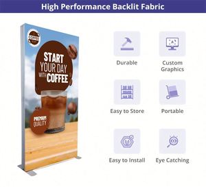 Custom Backlit SEG Lightbox SEG <b>Light</b> Box <b>Sign</b> - Silicone Edge Slim <b>Light</b> Boxes - Product Image 3