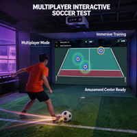 Jeu de tennis interactif alimenté par l'IA, simulateur de tennis, jeu sportif à détection de mouvement virtuelle, aucun terrain requis, jouable en intérieur