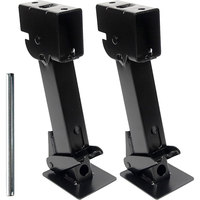 Ambull Factory Wholesale 1000 Lbs 12-18 Inch RV Camper Accessories Alloy Steel Telescoping Trailer Swing Down Stabilizer Jacks
