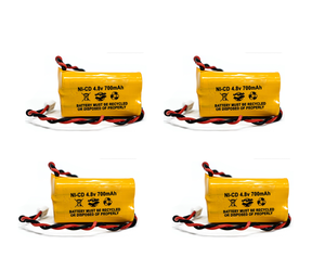 YOHCELL 4,8 V <span class=keywords><strong>Ni</strong></span>-<span class=keywords><strong>CD</strong></span>-Akku AA 500/600/700mAh Notausgang leuchte Verwenden Sie eine anpassbare Option - Product Image 3