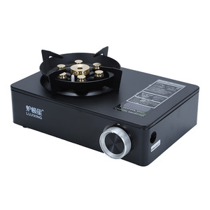 Réchaud à <span class=keywords><strong>gaz</strong></span> butane portable d'extérieur avec gril, haute puissance, pour <span class=keywords><strong>camping</strong></span> et stand commercial, nouveau modèle avec déflecteur de vent pour 5 personnes et plus - Product Image 3