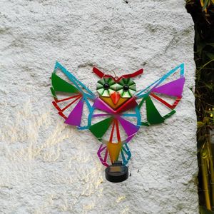 Lámpara de Pared Metálica con Diseño de Abeja, Moderna, con Energía Solar, LED de Colores, para Jardín, Patio, Valla, Decoración Exterior - Product Image 5