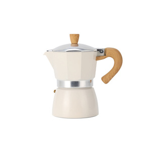 Cafetière Moka artisanale de style italien classique, petite, en métal, à valve unique, avec kit de préparation manuelle pour usage domestique - Product Image 1