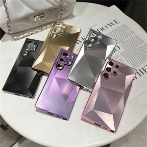 เคสโทรศัพท์ลายเพชร 3 มิติ หรูหรา ป้องกันแรงกระแทก สัมผัสนุ่ม สำหรับ Samsung Galaxy S25 S22 S23 S24 Ultra S23FE A14 A24 - Product Image 2