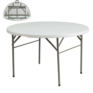 <span class=keywords><strong>Mesa</strong></span> Plegable <span class=keywords><strong>Redonda</strong></span> ZDZ-10 de Varios Tamaños (4 pies, 5 pies, 6 pies) Ideal para Restaurantes, Servicios de Catering y Alquiler - Product Image 5