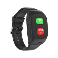 Smartwatch per Anziani con GPS, Rilevamento Cadute, Monitoraggio Salute, Impermeabile, Orologio Intelligente per Case di Cura, SOS