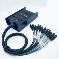 Multicore 12 canaux 16 canaux 3 broches mâle à femelle Xlr Y Splitter Microphone Audio Snake Cable Stage Box