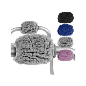 Funda para Reposabrazos de silla de ruedas, cojín suave con mango de piel de oveja de espuma viscoelástica - Product Image 3