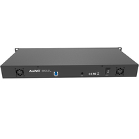 MAIWO Châssis métallique multifonctionnel 19 pouces pour montage en rack 1U, boîtier pour disques durs/SSD SATA 2,5 pouces, concentrateur USB, lecteur de cartes MS/TF/M2/SD/CF/XD, ventilateur
