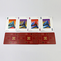 Cartes à jouer personnalisées avec illustrations, finition brillante, design personnalisé, cartes de poker publicitaires en papier pour jeux