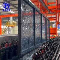 Panneaux de clôture décoratifs découpés au laser CNC, panneaux de séparation extérieurs en aluminium pour jardin, écran de décoration pour l'intimité