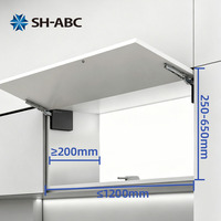 Support de porte à battant SH-ABC Free Stop 5 ° -90 °   Système de levage d'armoires réglable avec montage sans outils