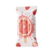 Sacs d'emballage personnalisés pour bâtonnets glacés, rouleaux de film plastique pour produits surgelés, sacs alimentaires thermoscellables pour glaces et bâtonnets glacés