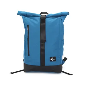 Large Roll Top Backpack Durable Men Casual Lightweight Computer Waterproof 17 Inch Laptop Bag Backpack Rolltop For Men