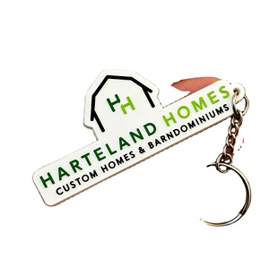 Trend 2026 Factory Direct Selling Personalized <b>Custom</b> Promotional Business Gifts Soft PVC Letter <b>Key</b> Chain 3D Rubber Keychain - Product Image 2