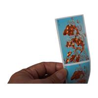 Timbres-poste personnalisés autocollants de première qualité du Royaume-Uni avec numéro UV en braille, couleur/taille personnalisées sur papier couché (impression numérique)
