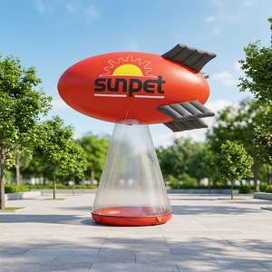 Ballon Zeppelin publicitaire géant gonflable pour présentoirs sur le toit - Product Image 3