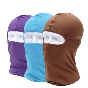 ขายส่งคุณภาพสูงที่กําหนดเองสี balaclava ถักโลโก้ที่กําหนดเอง balaclava กีฬา balaclava