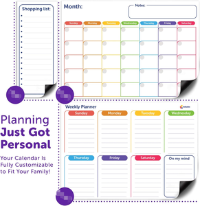 Custom Magnet Calendar Planner Promotion Gift Fridge Flexible Business Card Logo Magnetic Stickers