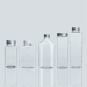 Biểu Tượng Tùy Chỉnh Dùng Một Lần Nhựa Pet Chai Nước Giải Khát 300Ml 400Ml 500Ml Với Vít Nắp Cho Nước Trái Cây Trà Sữa Rượu Sâm Banh Soda - Product Image 5