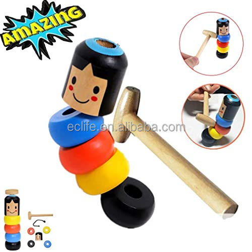 Лидер продаж на Amazon, Классическая Игрушка, волшебные трюки, иммортальная Дарума, традиционная деревянная волшебная игрушка для мужчин