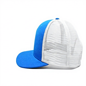 Casquette Trucker Structurée à 6 Panneaux avec Logo Personnalisé, Dos en Maille Blanche, Style Sportif pour Adultes, Fabriquée en Usine au Vietnam - Product Image 4
