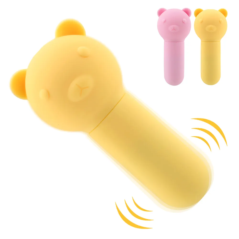 Free Custom Box - Little Bear Vibrator Clitoris Stimulator Bullet Vibrating Egg Sex Toys For Women 10 Frequency G-Spot Massager