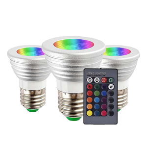 <span class=keywords><strong>E26</strong></span>/E27/gu5.3/GU10 5 Wát RGB LED Spotlight bóng đèn điều khiển từ xa thay đổi màu sắc AC thay đổi độ sáng nhà kỳ nghỉ trang trí 110V-220V - Product Image 1