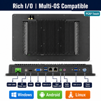 21,5 inch industriële touchscreen panel pc all-in-one computer voor HMI kiosk, digitale signage, retail en fabrieksapplicaties