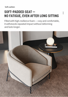 Fauteuil de salon au design moderne et durable avec tissu extensible et éponge haute résilience pour une utilisation dans le salon