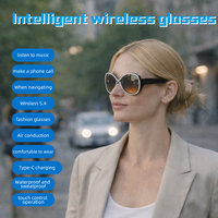 Lunettes Intelligentes F07 – Audio Ouvert 5.4, Conduction Aérienne, Contrôle Tactile, Type-C, ABS+PC
