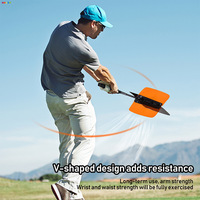 Ventilateur d'entraînement de golf pour swing, résistance au vent, aide à la pratique, équipement d'entraînement, exercice de force des bras, pour droitiers, en ABS