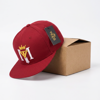Casquette Snapback 6 Panneaux Broderie 3D Luxe Hip Hop Sport Design Fabricant Professionnel de Casquettes de Baseball Personnalisées