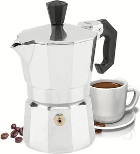 Cafetera Italiana para Estufa, Cafetera Mocha Expresso Greca, Cafetera Moka de Aluminio - Product Image 4
