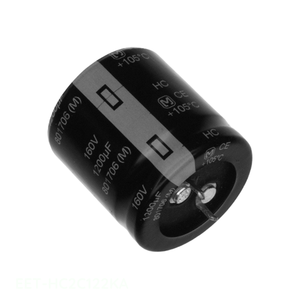Condensateur traversant à allogement traversant 1200 µF 20 % 160 V, référence TH EET-HC2C122KA, Distributeur agréé - Product Image 1