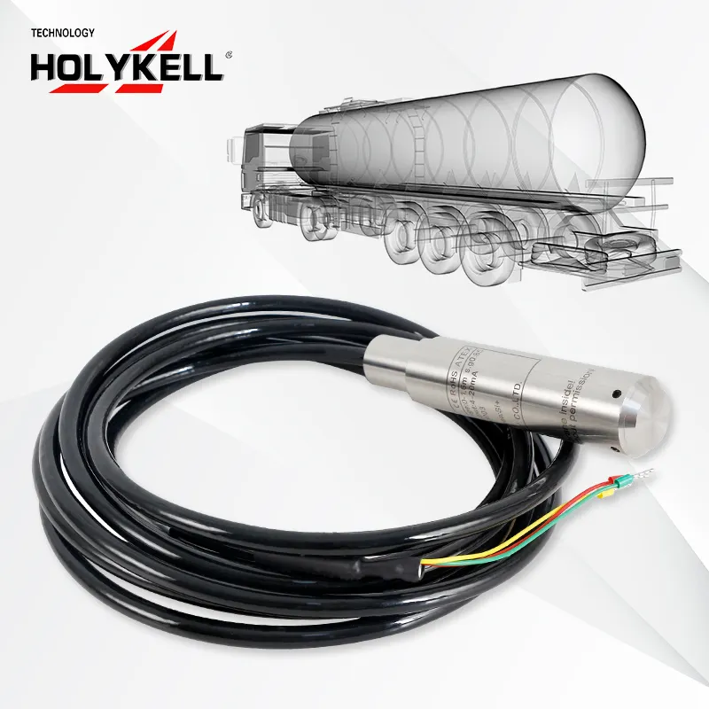 Holykell OEM instrumentos de medición de RS485 presión diesel sensor de nivel de sensor de combustible