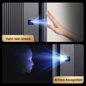 <span class=keywords><strong>Porte</strong></span> <span class=keywords><strong>d</strong></span>'<span class=keywords><strong>entrée</strong></span> principale moderne en alliage <span class=keywords><strong>d</strong></span>'aluminium M8 avec caméras de sécurité extérieures pour application extérieure - Product Image 3