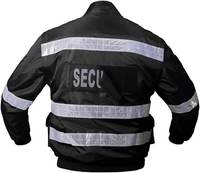 Chaqueta Bomber Reflectante de Alta Visibilidad, Ropa de Seguridad, Uniforme de Guardia de Seguridad, Chaqueta de Invierno con Mangas Extraíbles