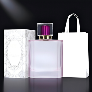 Nhà Máy Bán Buôn Rỗng Tùy Chỉnh Sang Trọng Matte Màu Hồng Vuông 50ml100ml Nước Hoa Thủy Tinh Phun Chai Với Nắp Nhựa Và Hộp Đóng Gói - Product Image 5