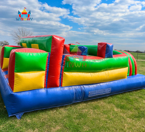 Pista de Obstáculos Inflable de Grado Comercial, Colorida, para Niños, Fiestas y Eventos al Aire Libre - Product Image 2