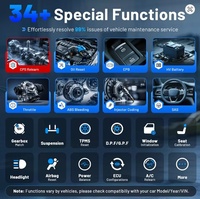 Mise à jour gratuite à vie XTOOL Inplus IP616 V2.0 Scanner automobile Programmeur de clés Outil de diagnostic bidirectionnel avec plus de 34 fonctions de réinitialisation FCA