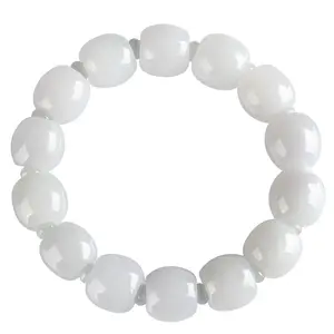 Natural Jadeite passepartout The hand strings high-end men's jewelry jade wholesale Gift of appraisal certificate SL80