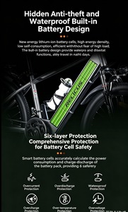 Nuova Bicicletta Elettrica Marca Relicus, Mountain Bike Elettrica 27.5 Pollici con Telaio in Lega e Sospensione Completa, Portapacchi Posteriore e Parafanghi - Product Image 4