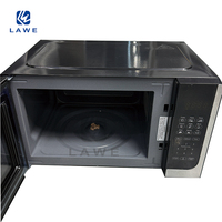 Four à micro-ondes numérique de table noir en gros, 700W, capacité 25L/30L avec plateau tournant en verre