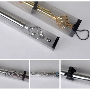 Ensemble complet de tringles à rideaux de 25 à <span class=keywords><strong>28</strong></span> <span class=keywords><strong>mm</strong></span>, emballage en boîte PVC, <span class=keywords><strong>tringle</strong></span> à rideaux extensible pour fenêtre - Product Image 3