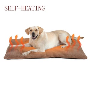 Coussin carré auto-chauffant écologique en coton pour animaux de compagnie, sans électricité, avec rembourrage en polyester, lavable, fond antidérapant, pour chats, utilisation hivernale - Product Image 2