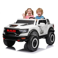 Voiture électrique pour enfants à deux places 12V, télécommande par téléphone portable, balançoire, éclairage LED, éducation précoce, musique Bluetooth, portes doubles, voiture jouet électrique