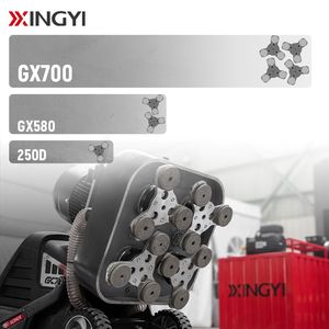 XINGYI GX700 11KW 380 Voltaje 4 Cabezas Impulsado por engranajes Epoxi Rectificadora Pulido de hormigón Máquina amoladora de piso - Product Image 5