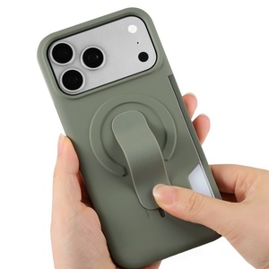 Funda magnética Senyork 2 en 1 con ranura deslizante para tarjetas y cartera, para iPhone 17 16 15 14 Pro Max, cubierta trasera rígida, venta al por mayor - Product Image 2